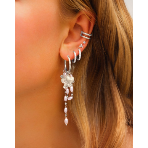 Dubbele ear cuff gedraaid