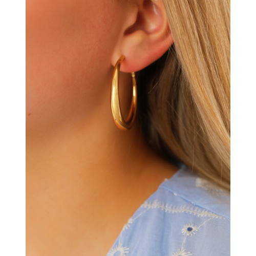 Classic hoops goudkleurig