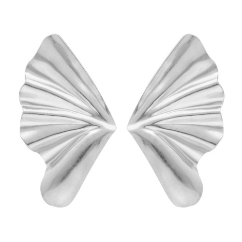 Statement schelp oorbellen