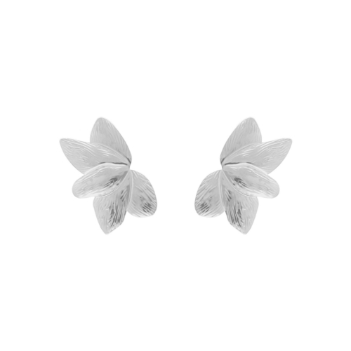 Statement bloem oorbellen 