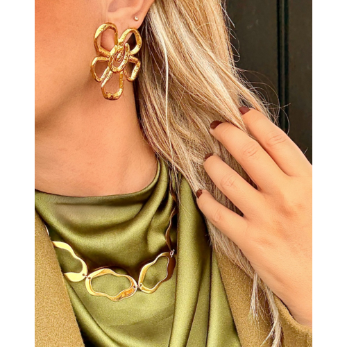 Trending statement ketting goudkleurig