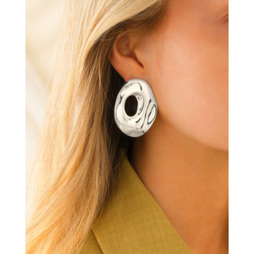 Grote ovale oorbellen