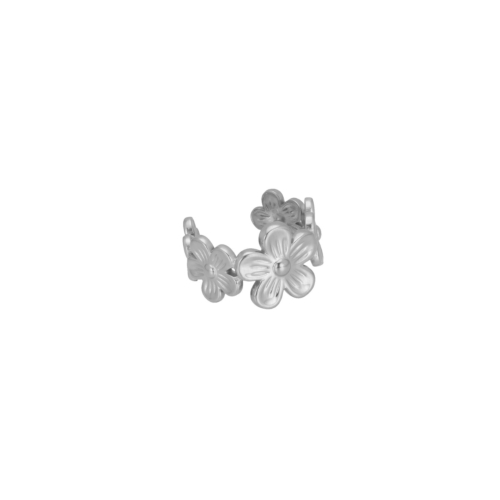 Bloemen ear cuff
