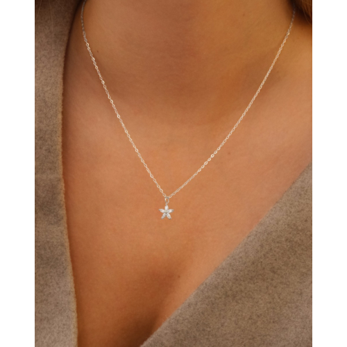 Sparkle flower ketting