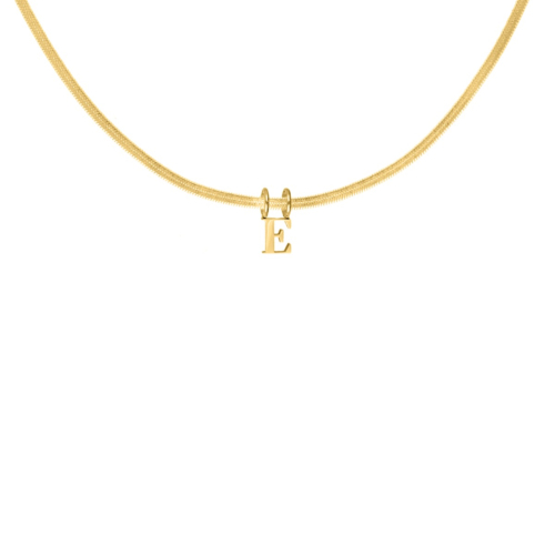 Letter ketting musthave goud