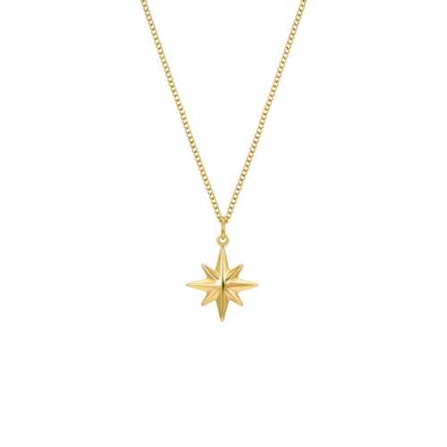Ketting met ster goudkleurig
