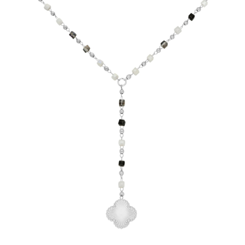 Kralenketting met bloem bedeltje