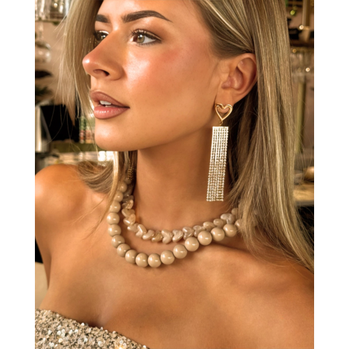 Lovely party earrings goldplated