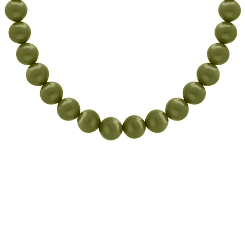 Ketting candy kralen olijfgroen