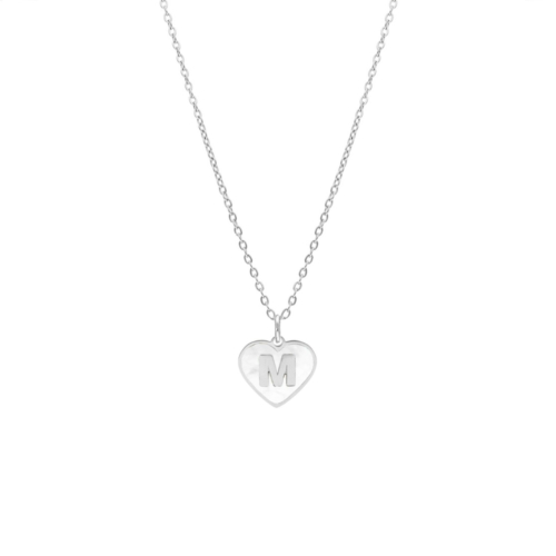 Zilveren ketting luxury initial