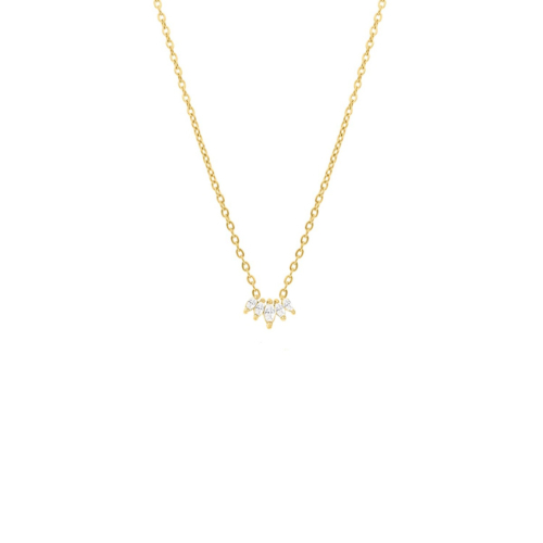 Ketting sparkling goudkleurig