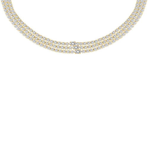 Exclusive party ketting goudkleurig