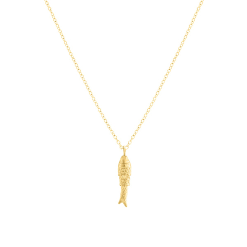 Vis ketting goud