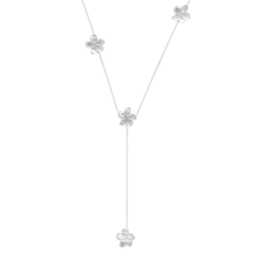 Y ketting met bloemetjes