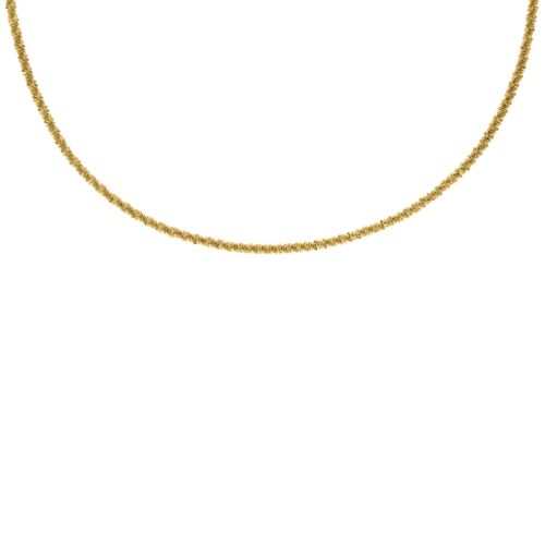 Ketting gedraaide chain goudkleurig