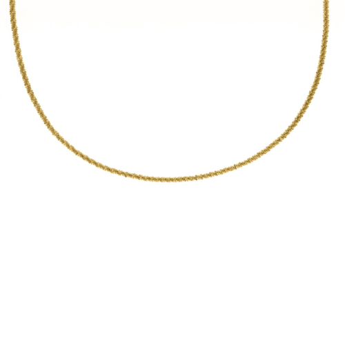 Ketting gedraaide chain goudkleurig