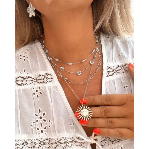 Zon ketting initials