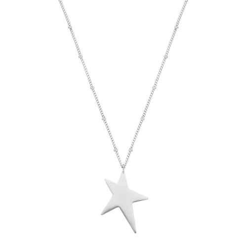 Ster ketting zilver