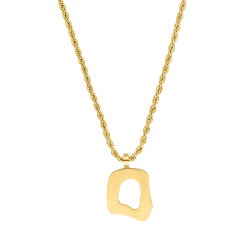 Ketting met hanger statement goud