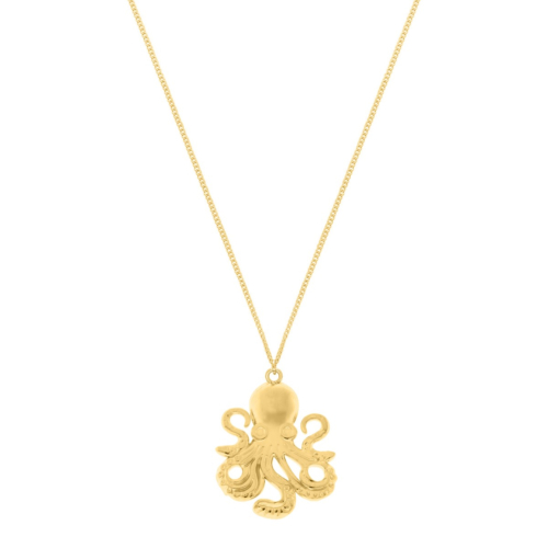 Octopus ketting goud