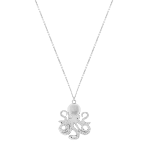 Octopus ketting zilver