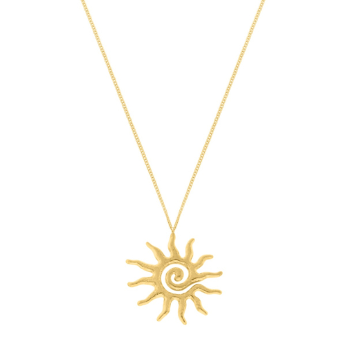 Zon ketting goud