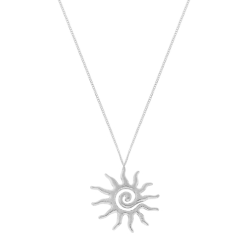 Ketting met zon zilver