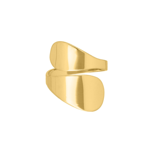 Druppel ring goud
