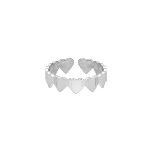 Flower necklace fall goudkleurig
