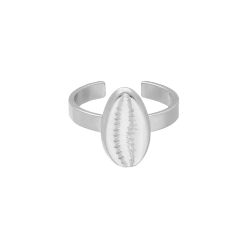Verstelbare ring met schelp