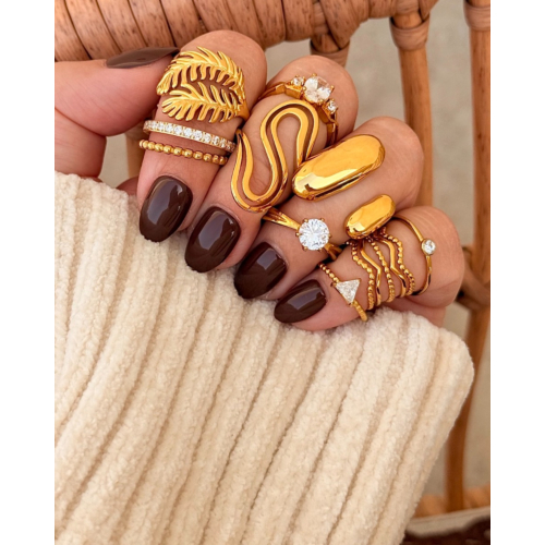 Billionaire ring goudkleurig