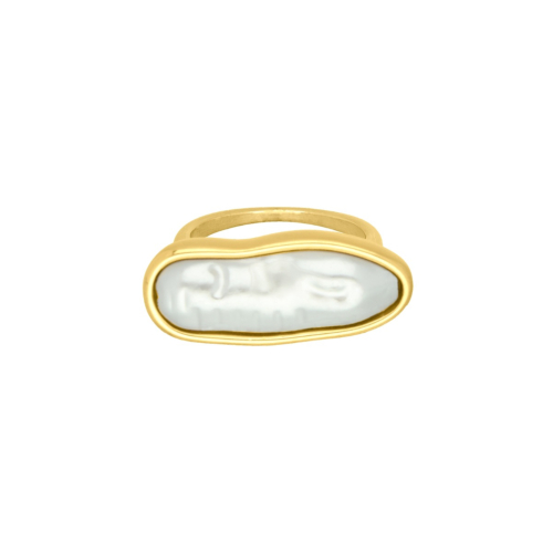 Ring parel organic goud