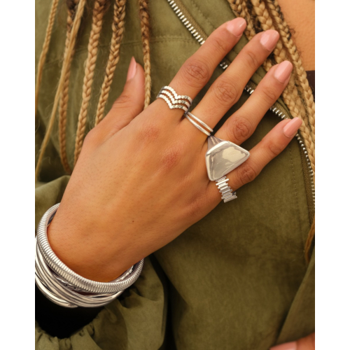 Stripes ring verstelbaar