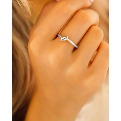 Ring met knoop 