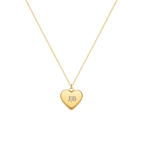 Graveerbare ketting beloved goudkleurig