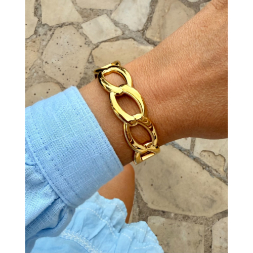Gouden chunky bangle