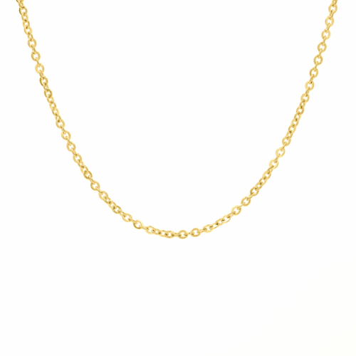 Gouden minimalistische ketting met schakeltjes mini