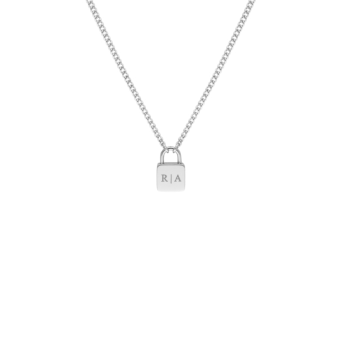 Lock ketting met jouw gravering