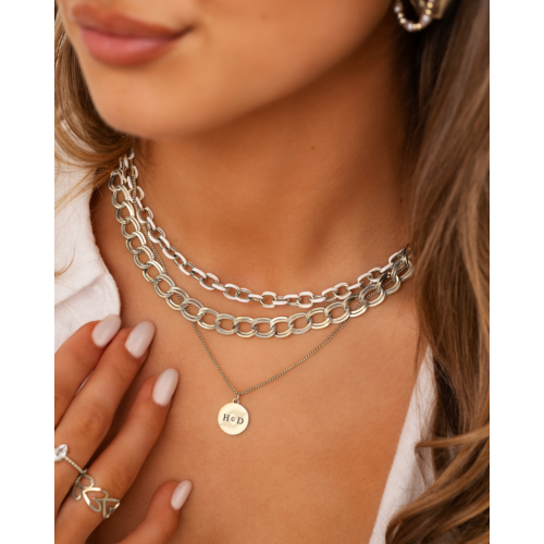 Twin chain necklace
