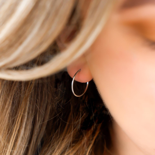 Oorringetjes Sterling Zilver 18 mm