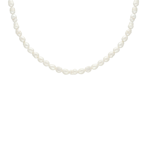 Pearl necklace goldplated