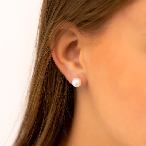 Parel oorbellen studs 