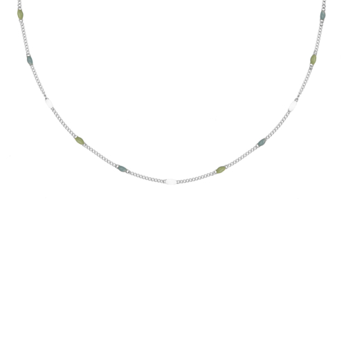 Ketting met bolletjes trend colors