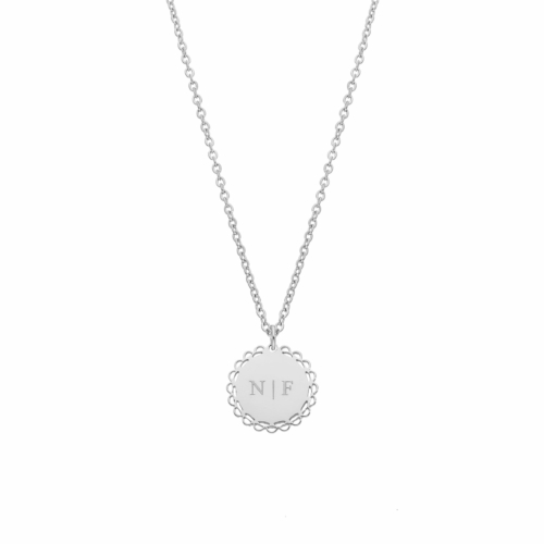 Vintage initial ketting