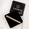 Gouden tennis armband in sieradendoosje