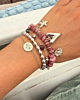 Initial armband in armparty zilver