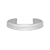 Dubbele bangle zilver
