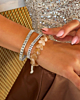 Armparty met steentjes en kralen