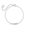 Vis armband zilver