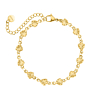 gouden vintage hartjes armband